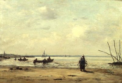 Marée Basse Près de Honfleur, vers 1864-66 - Eugene Louis Boudin