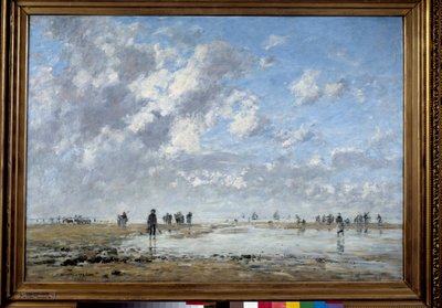 Marée basse à Étaples - Eugene Louis Boudin