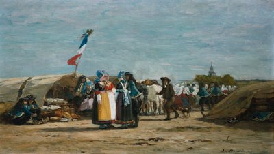 Pèlerinage en Finistère, Bretagne - Eugene Louis Boudin