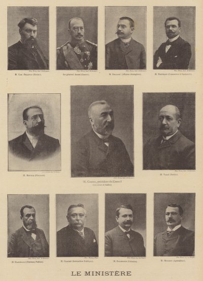 Membres du ministère du nouveau Premier ministre de France, Émile Combes - Eugene Pirou