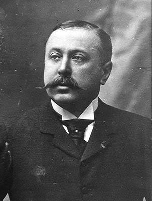 Portrait de Salomon de Gunsburg (photo n/b) - Eugene Pirou