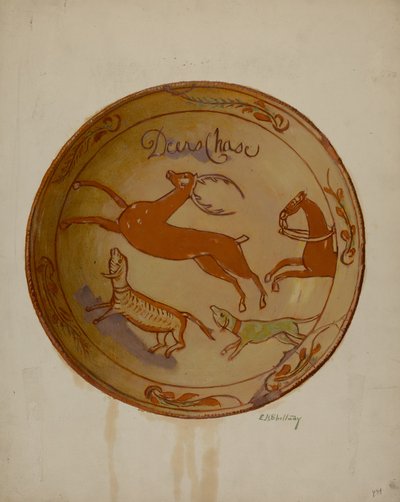 Assiette allemande de Pennsylvanie - Eugene Shellady