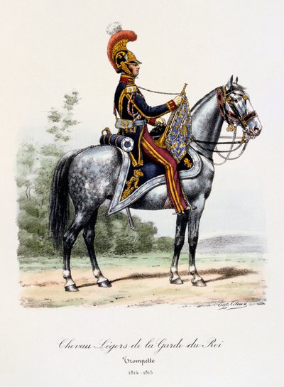 Chevau-Légers de la Garde du Roi, Trompette - Eugene Titeux