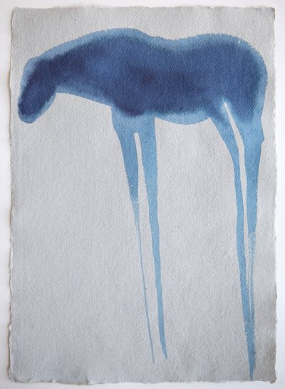 Cheval bleu - Eugenie Vronskaya