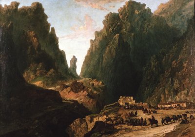 Paysage avec contrebandiers - Eugenio Lucas Velázquez