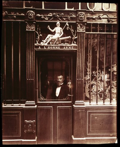 Étude de café parisien - Eugène Atget