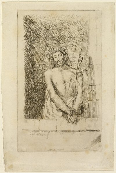 Christ avec le roseau - Eugène Delacroix