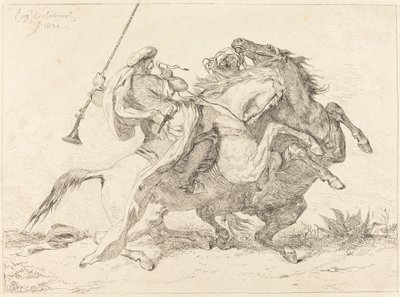 Rencontre de Cavaliers Maures, 1834 - Eugène Delacroix