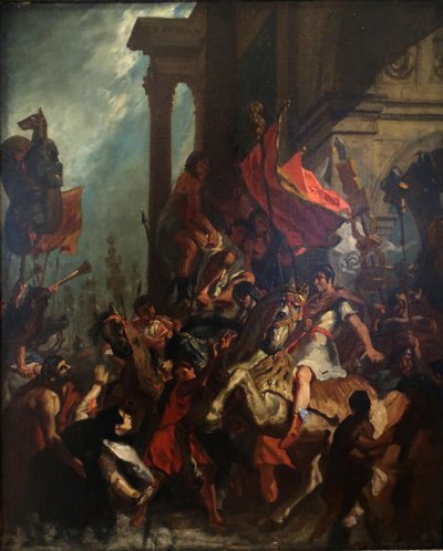 Français :  La justice de Trajan The Justice of Trajan - Eugène Delacroix