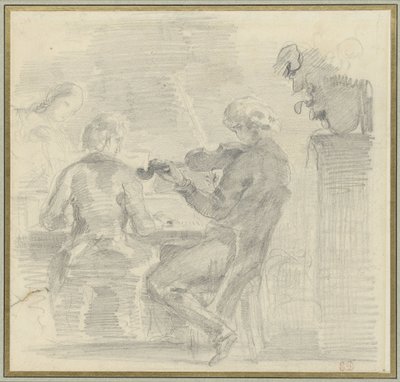 Groupe de musiciens - Eugène Delacroix