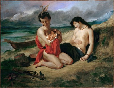Les Natchez - Eugène Delacroix