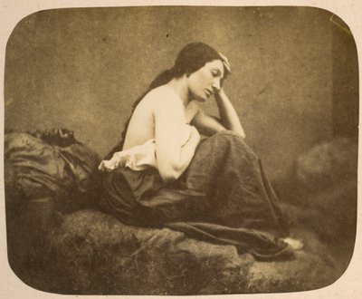 Portrait féminin - Eugène Durieu