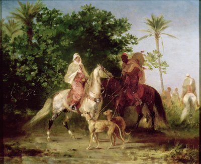 Départ pour la chasse - Eugène Fromentin