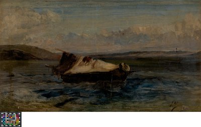 Petit bateau - Eugene Isabey