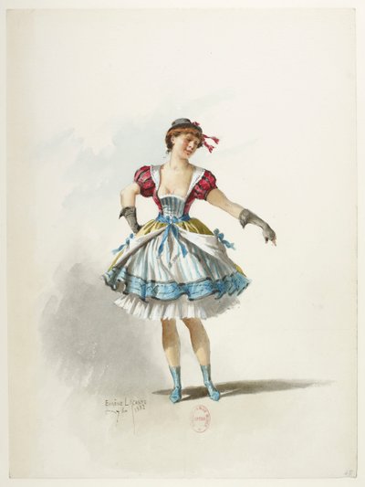 Btv1b84558104 48 - Saint-Saëns - Henri VIII - Modèles de costumes - Lacoste - 48. Costume - Eugene Lacoste