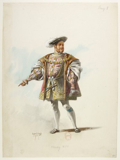 Btv1b84558104 60 - Saint-Saëns - Henry VIII - Maquettes de costumes - Lacoste - 60. Henri VIII - Eugene Lacoste