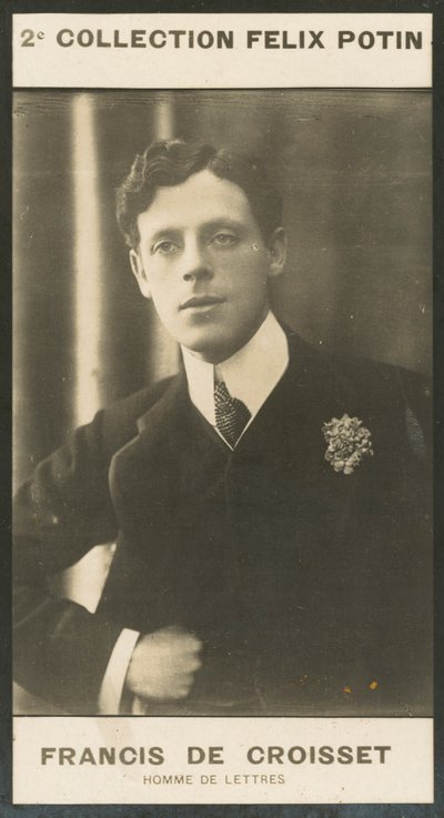 Francis de Croisset, Homme de lettres - European Photographer