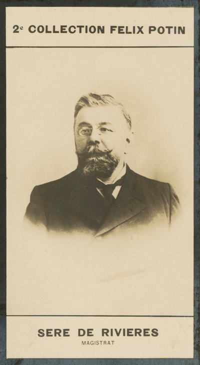 Georges Séré de Rivières, Magistrat - European Photographer
