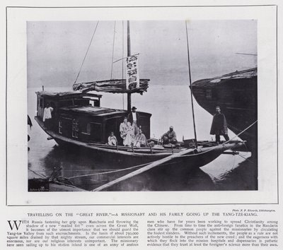 Voyage sur le "Grand Fleuve", un missionnaire et sa famille remontant le Yang-tze-Kiang - European Photographer