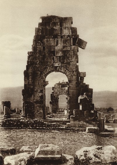 Volubills, ruines du temple d