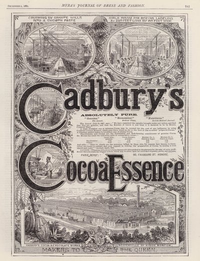 Publicité pour le Cacao Essence de Cadbury - European School