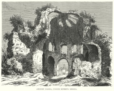 Casino antique, appelé Minerva Medica (gravure) - European School