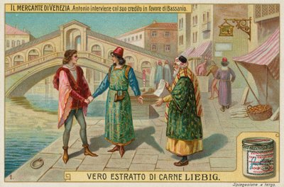 Antonio intervient en faveur de Bassanio auprès de Shylock - European School