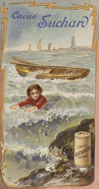 Benjamin Franklin, scientifique, inventeur et politicien américain, enfant - European School