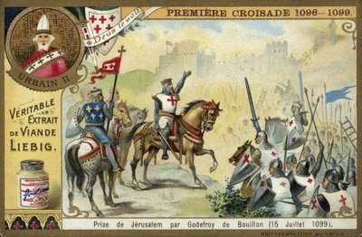 Prise de Jérusalem par Godefroy de Bouillon, Première Croisade, 15 juillet 1099 - European School