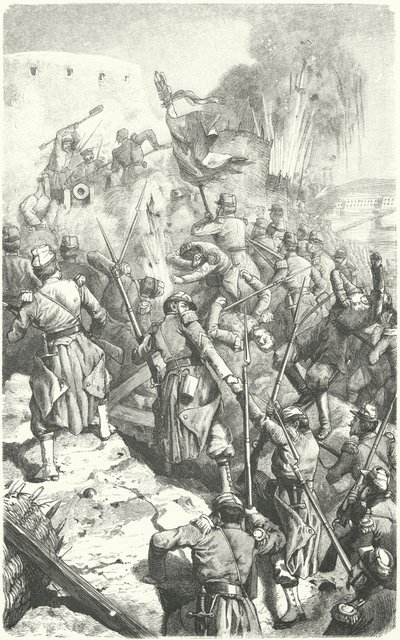 Capture du redoute de Malakoff pendant le siège de Sébastopol, 8 septembre 1855 (gravure) - European School