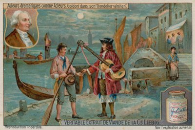 Carlo Goldoni dans Le Gondolier vénitien ou les Amants méprisés - European School
