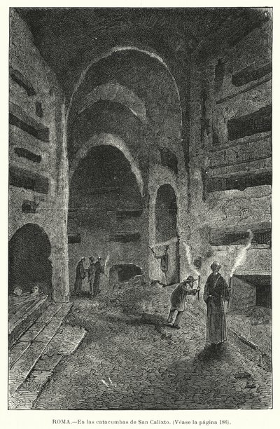 Catacombes de Saint Calliste, Rome, Italie - European School