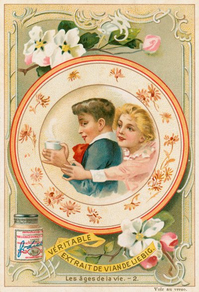 Enfance (chromolitho) - European School