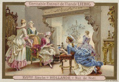 Nuit de Noël, Pays-Bas, 17ème siècle - European School