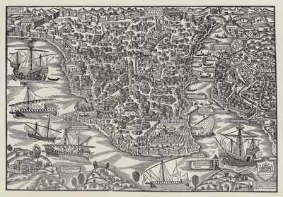 Constantinople après sa prise par les Turcs (litho) - European School