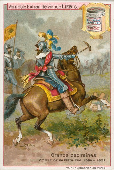Comte de Pappenheim, carte de Liebig, début du 20e siècle (chromo) - European School