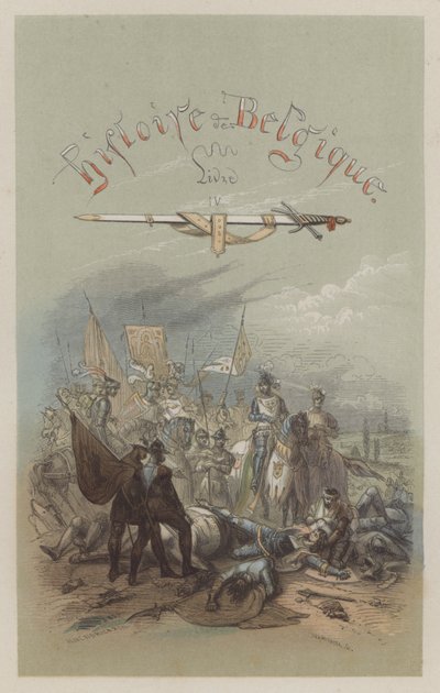 Mort de Philippe van Artevelde, chef de la révolte des bourgeois flamands contre le comte Louis II de Flandre, à la bataille de Roosebeke - European School