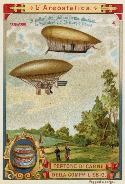Dirigeables de Haenlein (1872) et de Renard et Krebs (1885) - European School