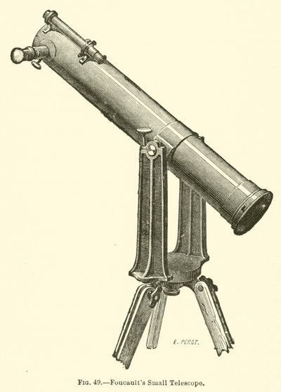 Petit Télescope de Foucault (gravure) - European School
