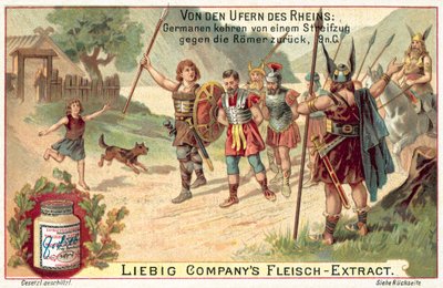 Guerriers germaniques revenant d