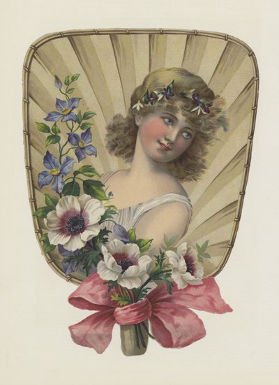 Fille avec des fleurs - European School