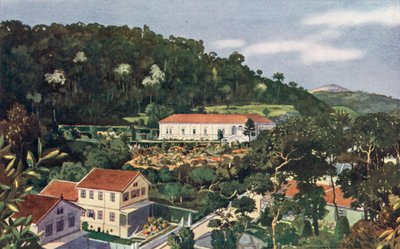 Légation de Sa Majesté britannique, Petropolis (lithographie couleur) - European School