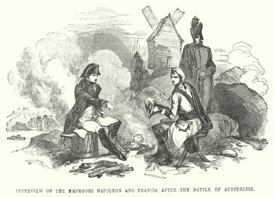 Entrevue des empereurs Napoléon et François après la bataille d