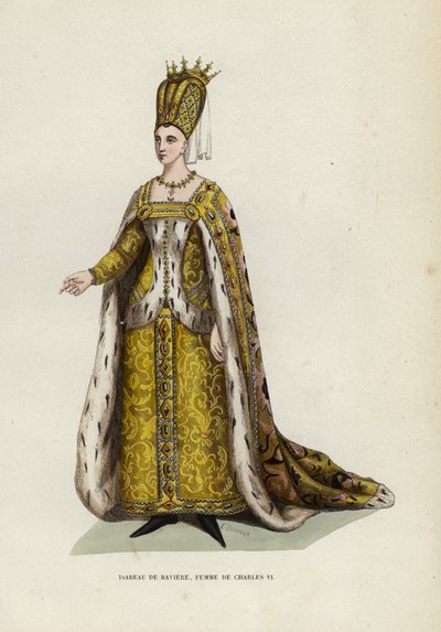 Isabeau De Baviere, Femme De Charles VI - European School