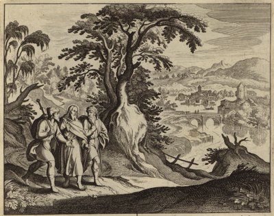 Jésus-Christ apparaissant à deux disciples sur le chemin d