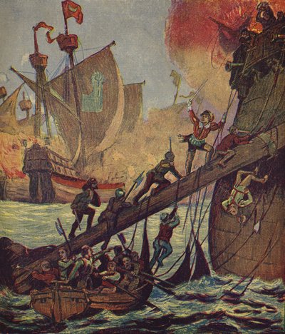 Klaus Störtebeker (litho couleur) - European School