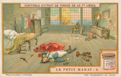 Le Petit Marat, carte Liebig, début du 20e siècle (chromo) - European School