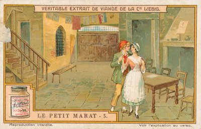 Le Petit Marat, carte Liebig, début du 20e siècle (chromo) - European School