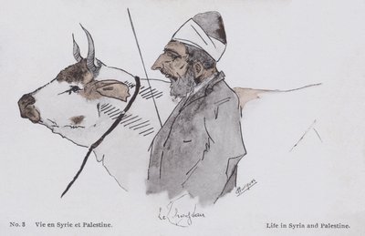 Homme et bétail, vie en Syrie et Palestine - European School