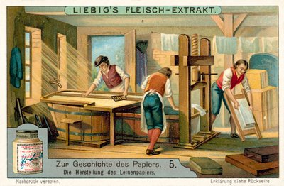 Fabrication de papier de lin - European School
